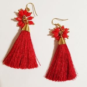 Tassel earrings 100% handmade made in Mexico